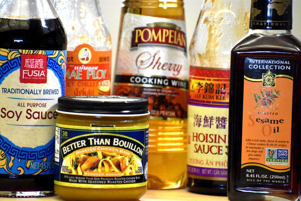 用来制作宫保酱汁的酱汁