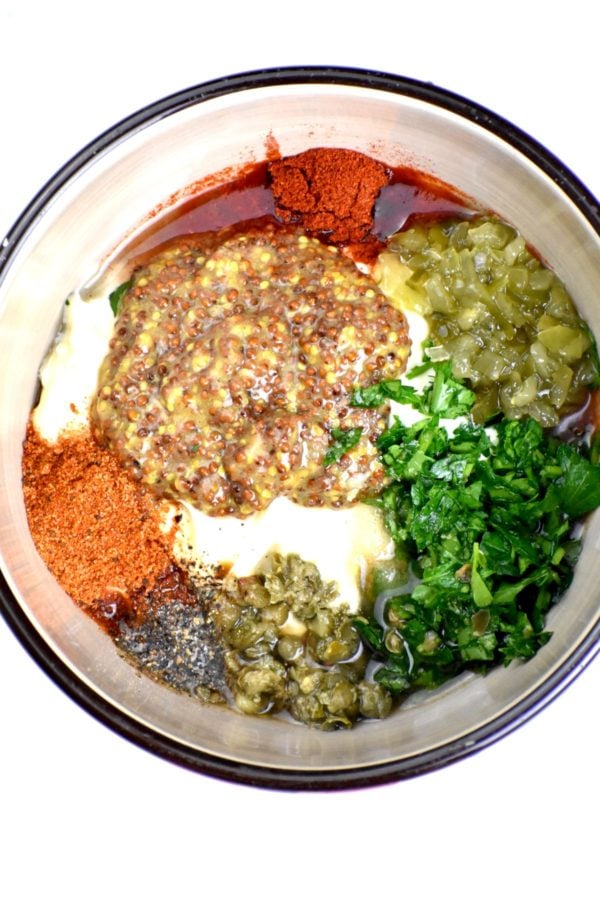 The below listed ingredients in a bowl.