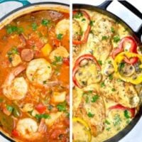 One pot meals.
