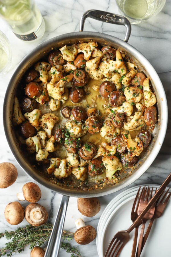 The 35 BEST Cauliflower Recipes - garlic butter.