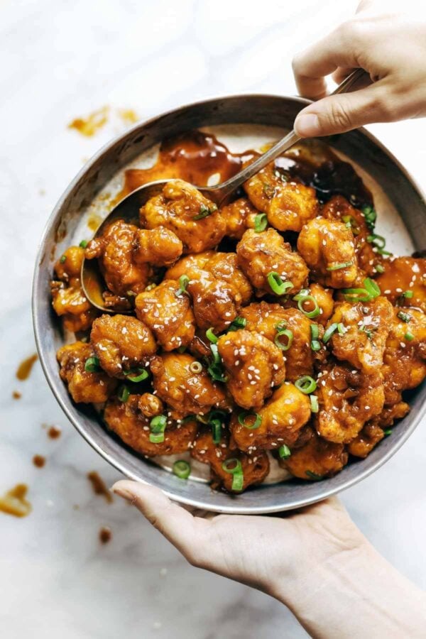 The 35 BEST Cauliflower Recipes - General Tso's.