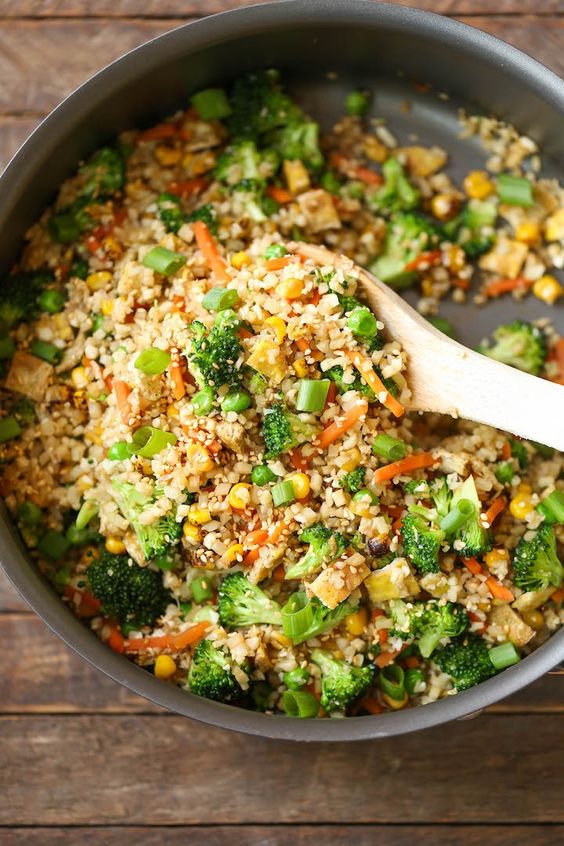 The 35 BEST Cauliflower Recipes - healthy cauliflower rice.