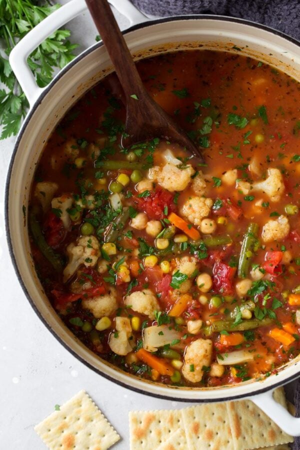 The 35 BEST Cauliflower Recipes - cauliflower vegetable soup.