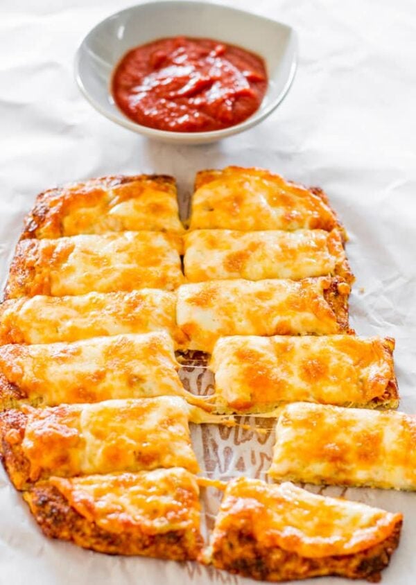 The 35 BEST Cauliflower Recipes - cheesy breadsticks.