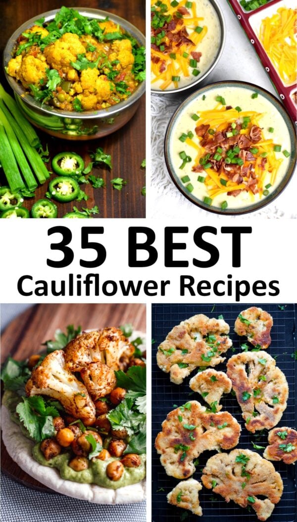 The 35 BEST Cauliflower Recipes.