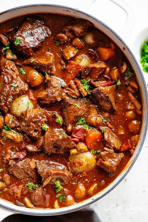 40个最好的安慰食物食谱-牛肉勃艮第。