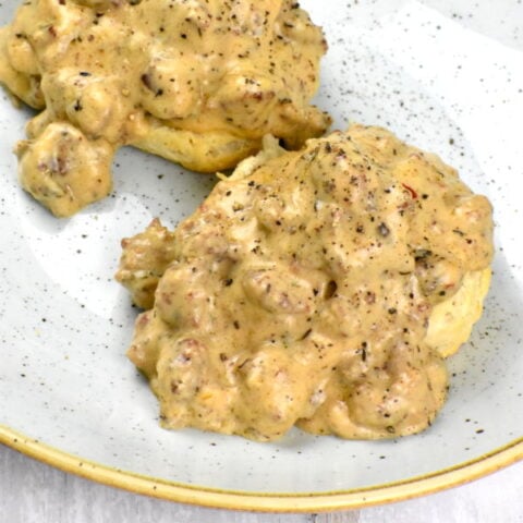 Featured image for biscuits and gravy post.