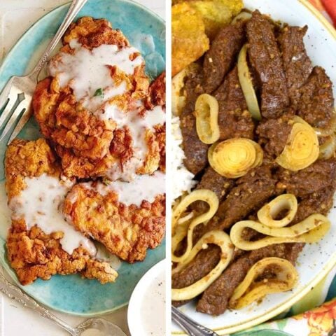 立方体牛排食谱的特色图片后。