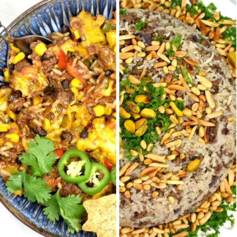 碎牛肉和米饭食谱针