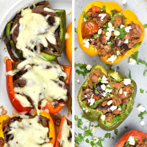 特色图像填充甜椒食谱